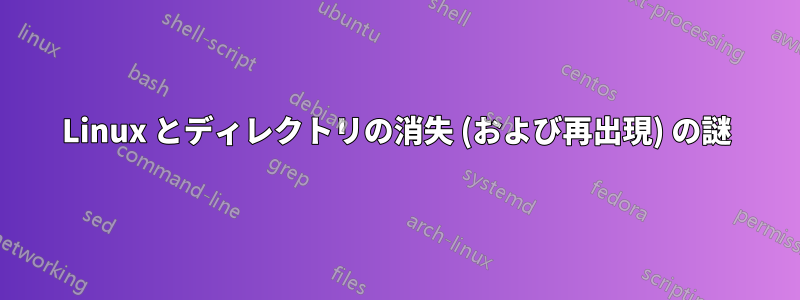 Linux とディレクトリの消失 (および再出現) の謎