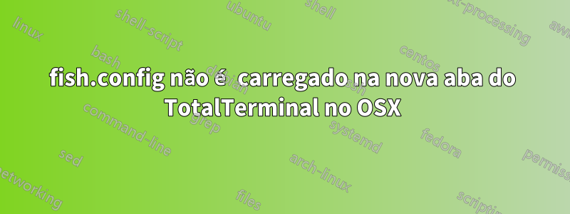 fish.config não é carregado na nova aba do TotalTerminal no OSX