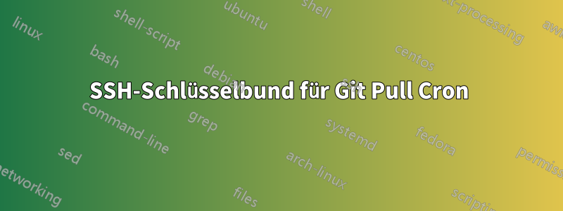 SSH-Schlüsselbund für Git Pull Cron