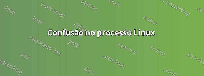 Confusão no processo Linux