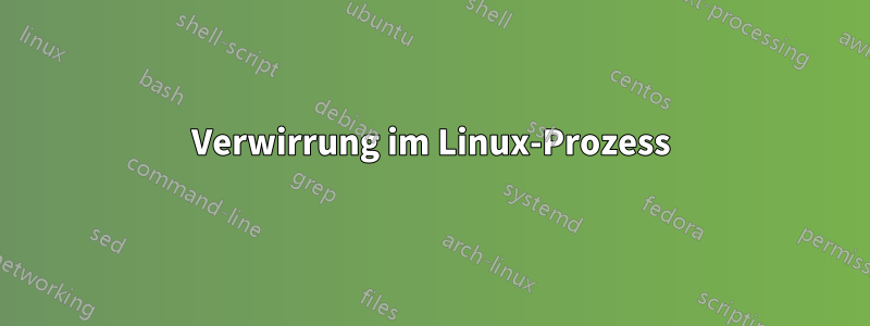 Verwirrung im Linux-Prozess