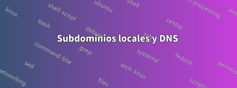 Subdominios locales y DNS