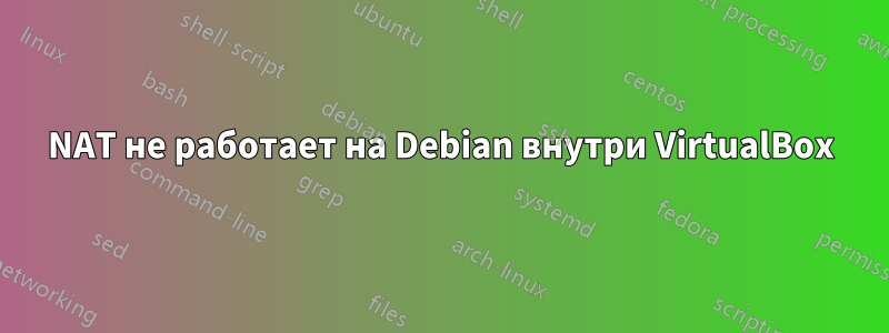 NAT не работает на Debian внутри VirtualBox
