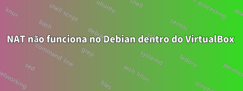 NAT não funciona no Debian dentro do VirtualBox