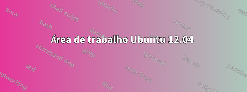 Área de trabalho Ubuntu 12.04
