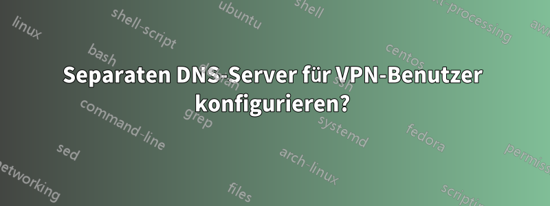 Separaten DNS-Server für VPN-Benutzer konfigurieren?