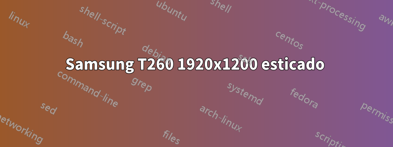 Samsung T260 1920x1200 esticado