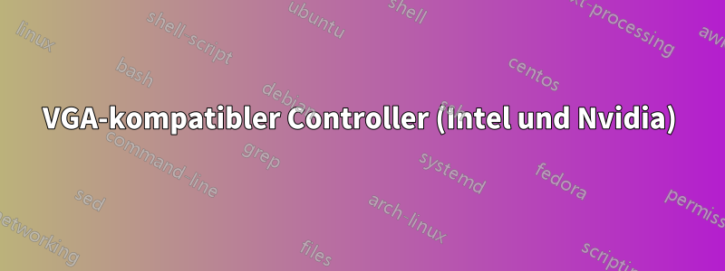 VGA-kompatibler Controller (Intel und Nvidia)