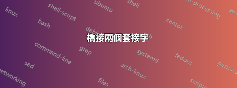 橋接兩個套接字