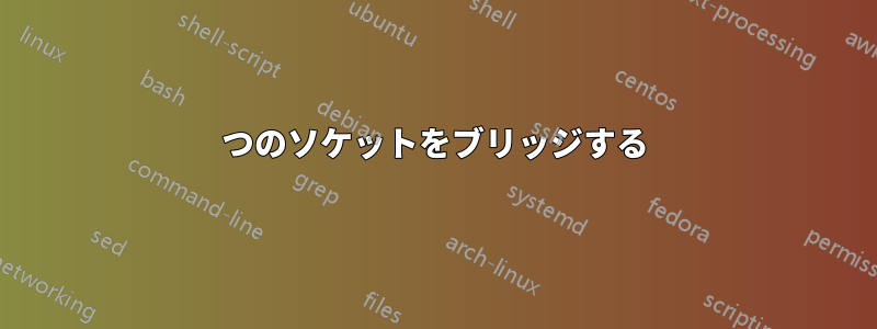 2つのソケットをブリッジする