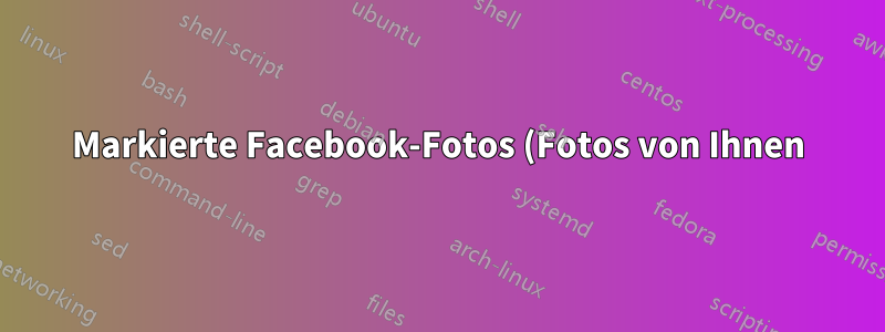 Markierte Facebook-Fotos (Fotos von Ihnen) in der Windows 8-Fotos-App