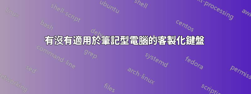 有沒有適用於筆記型電腦的客製化鍵盤