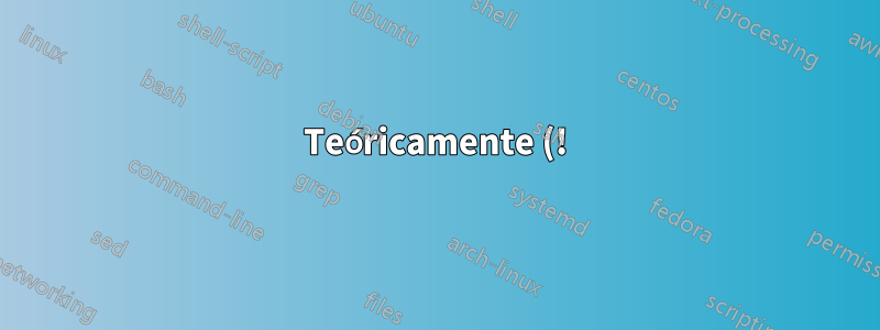 Teóricamente (!), ¿es posible escribir una señal analógica (sonido) en un disco duro, como en una cinta magnética?