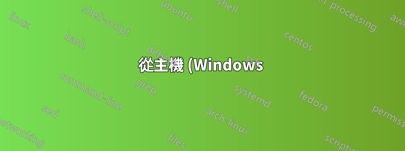 從主機 (Windows) 存取來賓 (Ubuntu) 本機