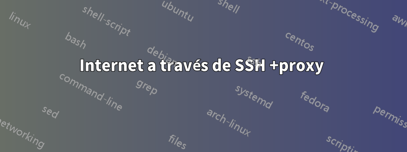 Internet a través de SSH +proxy