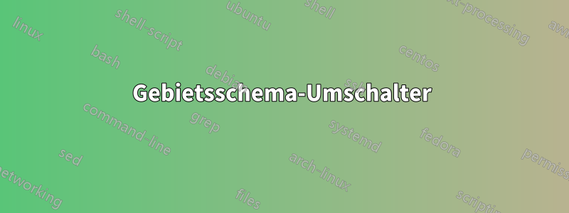 Gebietsschema-Umschalter