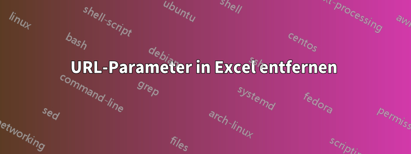 URL-Parameter in Excel entfernen