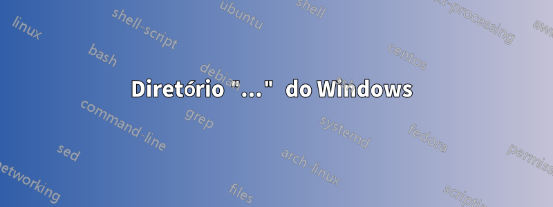 Diretório "..." do Windows 