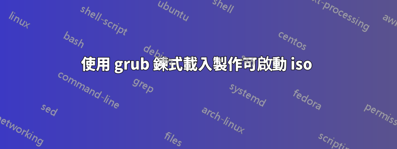 使用 grub 鍊式載入製作可啟動 iso