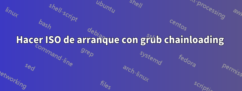 Hacer ISO de arranque con grub chainloading