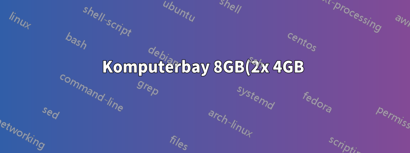 Komputerbay 8GB(2x 4GB) DDR3 SODIMM(204핀) 1333Mhz PC3 10600 8GB(9-9-9-25)가 내 Thinkpad T500에서 작동할까요?