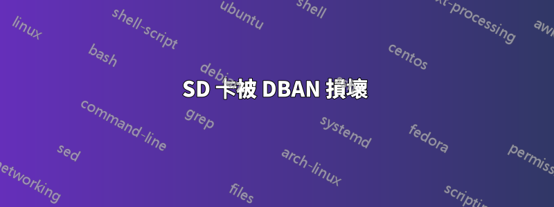 SD 卡被 DBAN 損壞