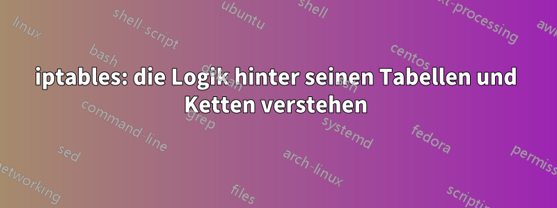 iptables: die Logik hinter seinen Tabellen und Ketten verstehen