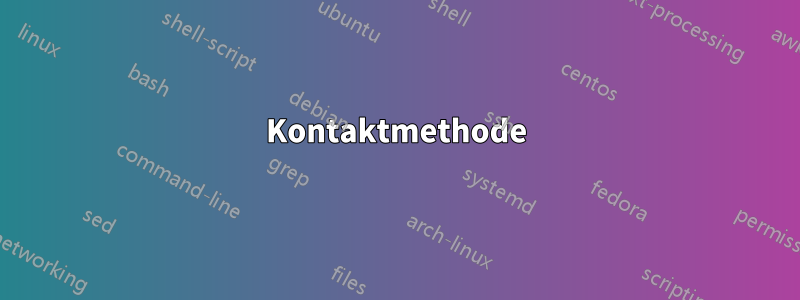 Kontaktmethode