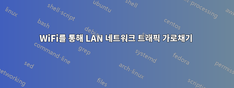 WiFi를 통해 LAN 네트워크 트래픽 가로채기