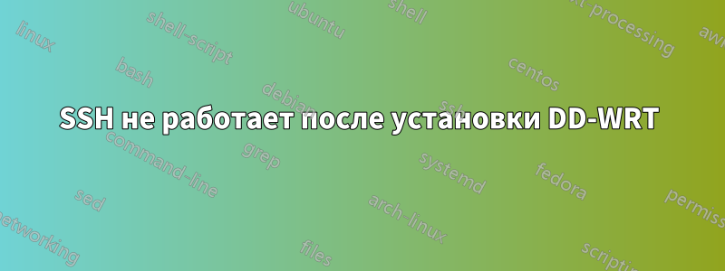 SSH не работает после установки DD-WRT