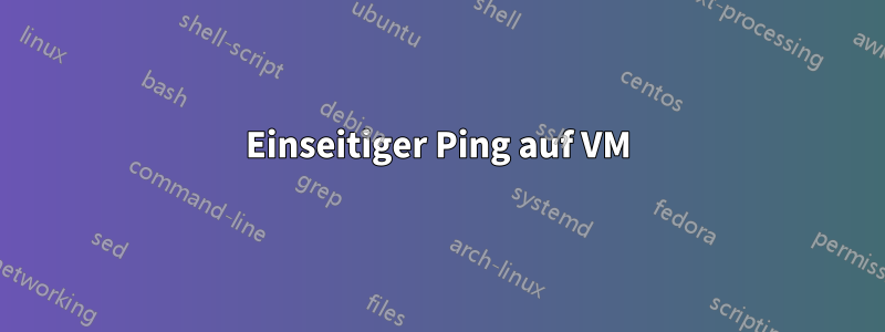 Einseitiger Ping auf VM