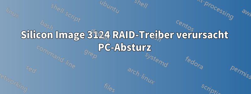 Silicon Image 3124 RAID-Treiber verursacht PC-Absturz