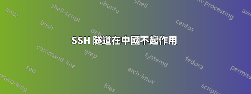 SSH 隧道在中國不起作用