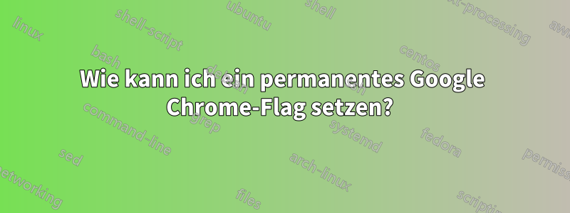 Wie kann ich ein permanentes Google Chrome-Flag setzen? 