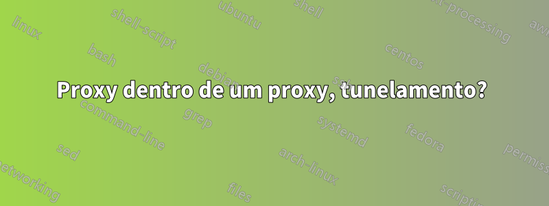 Proxy dentro de um proxy, tunelamento?