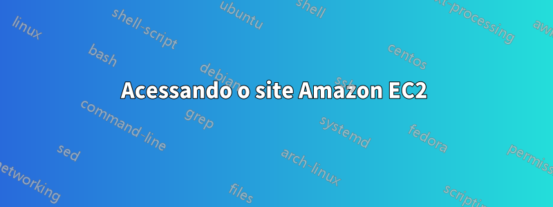 Acessando o site Amazon EC2