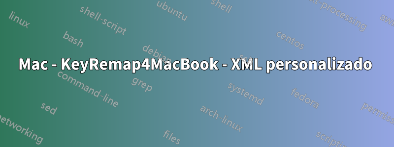 Mac - KeyRemap4MacBook - XML ​​personalizado