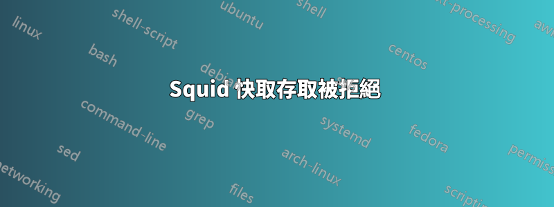 Squid 快取存取被拒絕