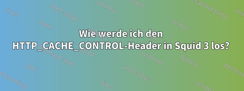 Wie werde ich den HTTP_CACHE_CONTROL-Header in Squid 3 los?