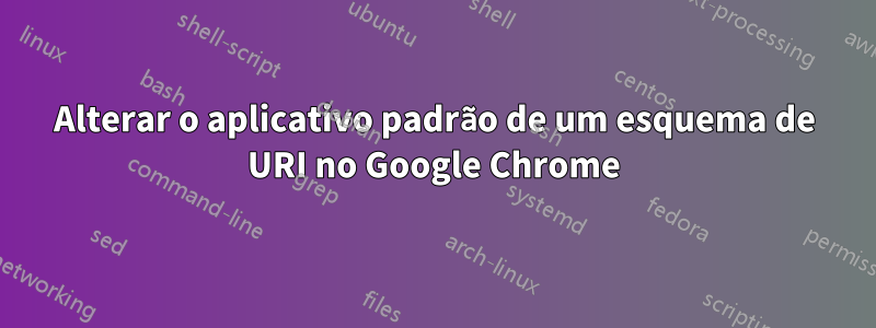 Alterar o aplicativo padrão de um esquema de URI no Google Chrome