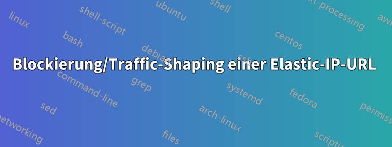 Blockierung/Traffic-Shaping einer Elastic-IP-URL