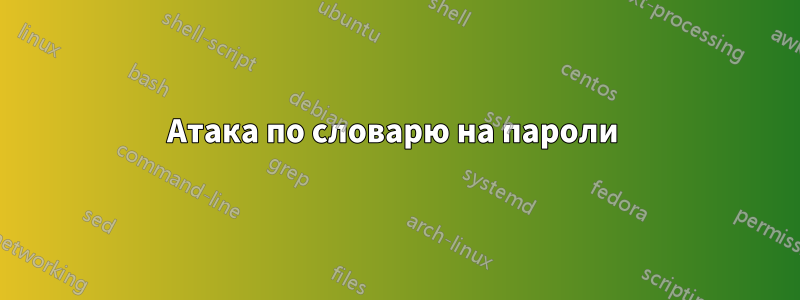 Атака по словарю на пароли 