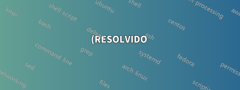 (RESOLVIDO) Não é possível acessar o servidor Ubuntu por ip