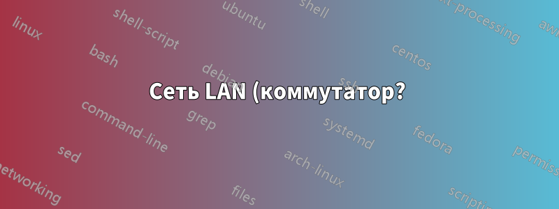 Сеть LAN (коммутатор?)