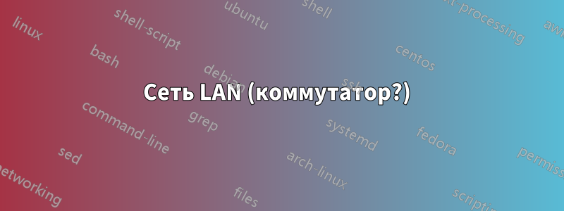 Сеть LAN (коммутатор?) 