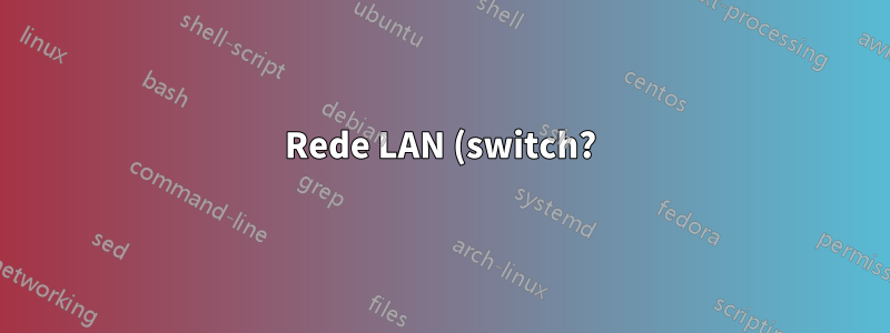 Rede LAN (switch?)