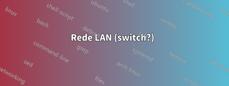 Rede LAN (switch?) 