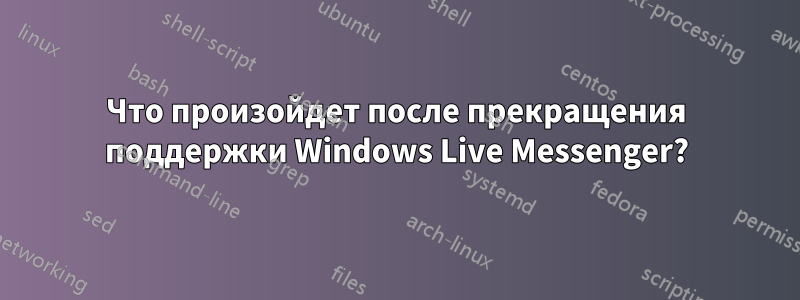 Что произойдет после прекращения поддержки Windows Live Messenger?