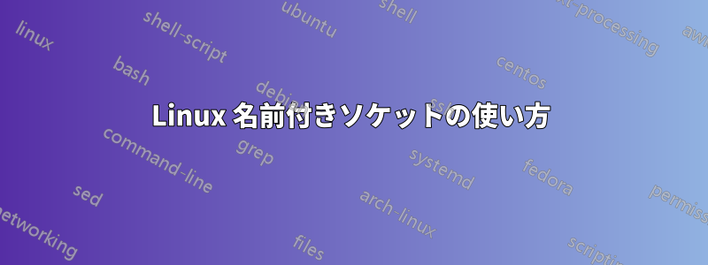 Linux 名前付きソケットの使い方