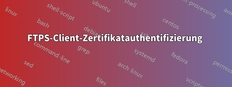 FTPS-Client-Zertifikatauthentifizierung